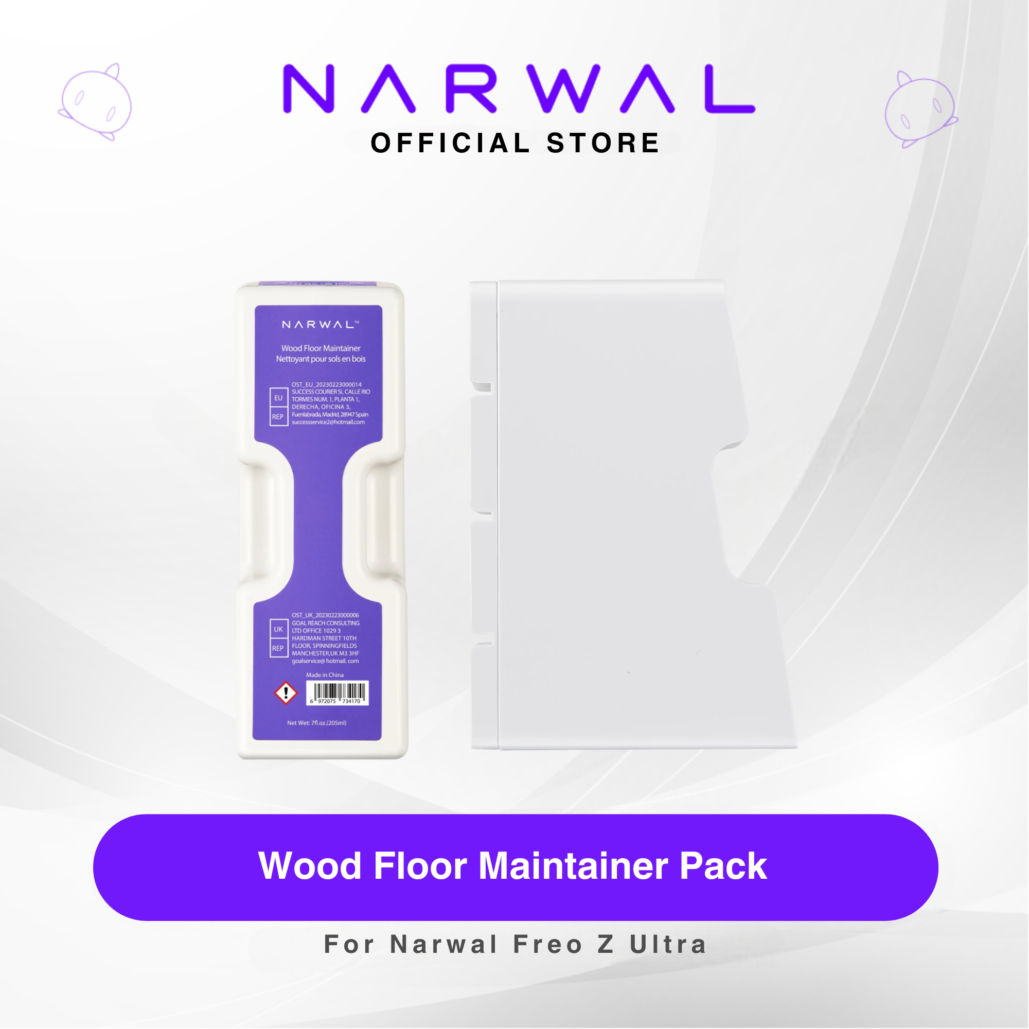 Narwal Freo Z Ultra Wood Floor Maintainer Pack (with Solution Module)