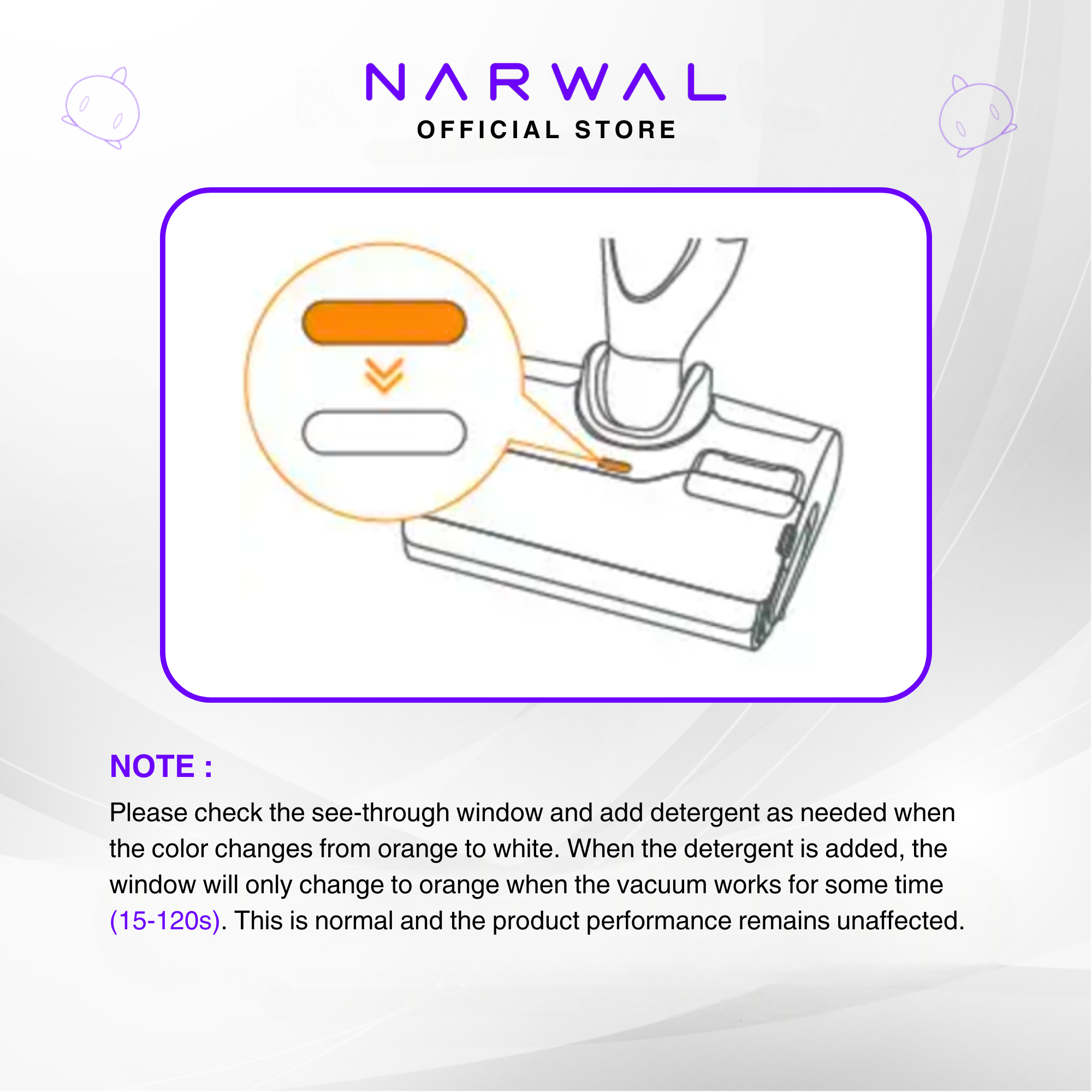 Narwal S20 Pro (S2) Specially Formulated Cleaning Detergent Solution