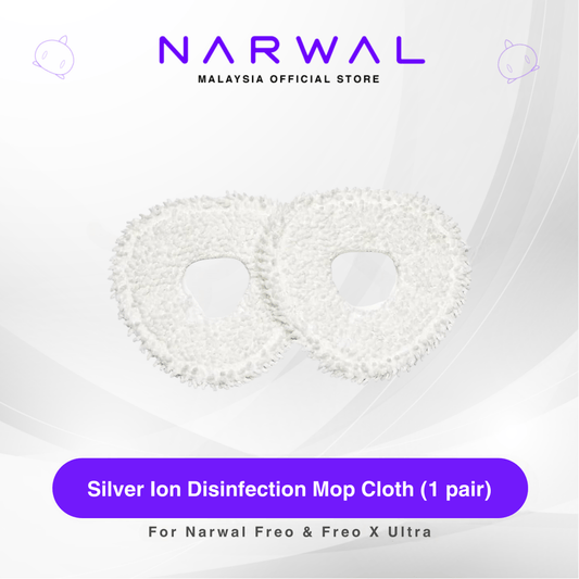 Narwal Freo | Freo X Ultra | Freo Z Ultra Silver Ion Disinfection Mop Cloth (1 Pair)