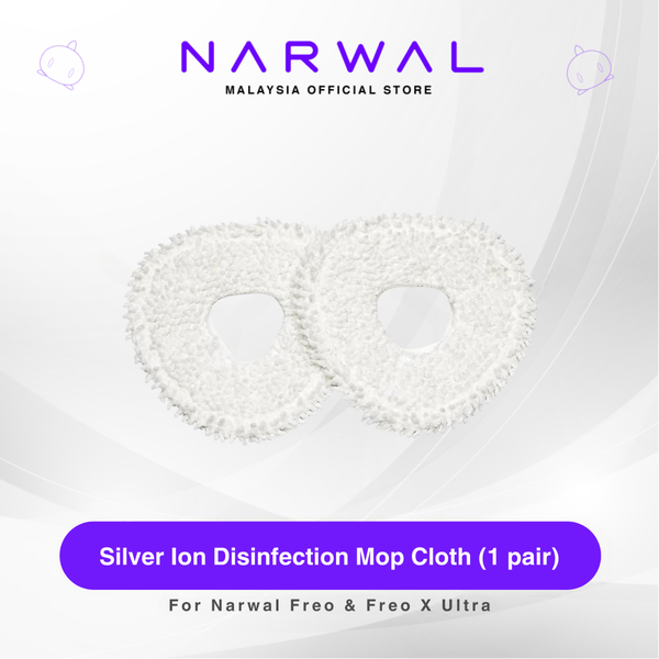 Narwal Freo & Freo X Ultra Silver Ion Disinfection Mop Cloth (1 Pair)