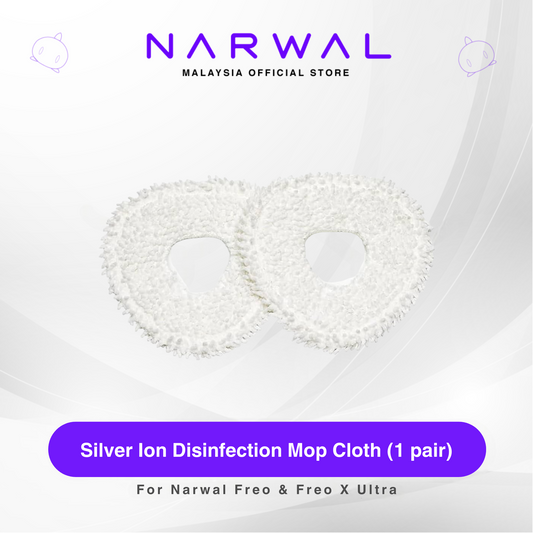 Narwal Freo & Freo X Ultra Silver Ion Disinfection Mop Cloth (1 Pair)